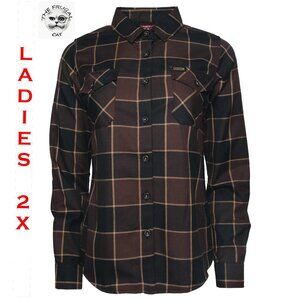 DIXXON FLANNEL - DRIFTER Flannel Shirt- 10 YR - Women's 2X